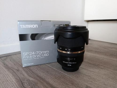 Tamron SP 24-70mm F2.8 Di VC USD (Canon EF Mount), Audio, Tv en Foto, Fotografie | Lenzen en Objectieven, Zo goed als nieuw, Standaardlens