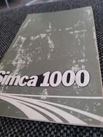 Nederlands Simca 1000 handleiding instructieboekje IZGST, Auto diversen, Ophalen of Verzenden