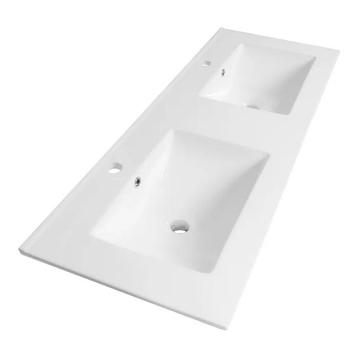 Wastafel Nieuw dubbel 120 cm - van 482,- voor 240,- beschikbaar voor biedingen