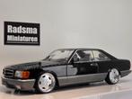 Mercedes-Benz 560 SEC - Verlaagd + AMG Monoblock - 1:18 KK-S, Kk-scale, Auto, Ophalen of Verzenden, Zo goed als nieuw