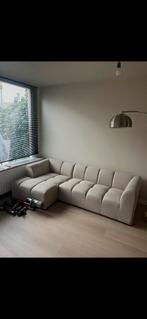 Beige hoekbank, zo goed als nieuw, Huis en Inrichting, Banken | Bankstellen, Ophalen, Hoekbank, 75 tot 100 cm, Zo goed als nieuw