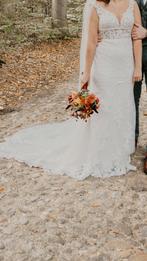 Trouwjurk maat 38/40, Kleding | Dames, Trouwkleding en Trouwaccessoires, Ophalen of Verzenden, Zo goed als nieuw, Wit, Trouwjurk