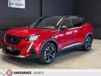 Peugeot 2008 1.2 GT Line Led 17inch Clima Navi Camera Zeer C, Voorwielaandrijving, Gebruikt, Zwart, Bedrijf