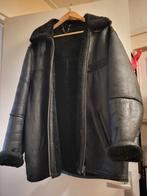 Zwarte lammycoat echt leer maat XL, Motoren, Kleding | Motorkleding, Overige merken, Heren, Jas | leer, Ophalen of Verzenden