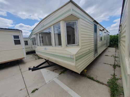 Luxe Willerby 370 x10.50 / 2 slk/ Douche/wc + Gebracht, Caravans en Kamperen, Stacaravans, tot en met 4, Ophalen of Verzenden