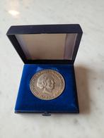 1980 Beatrix Inhuldiging & Nieuwe Kerk Penning, Ophalen of Verzenden, Brons, Nederland