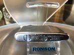 RONSON BENZINE AANSTEKER UIT (1955) verzilverd, Verzenden, Zo goed als nieuw