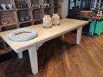 ***SALE*** handgemaakte eikenhouten eettafel 244 cm, Ophalen, Zo goed als nieuw