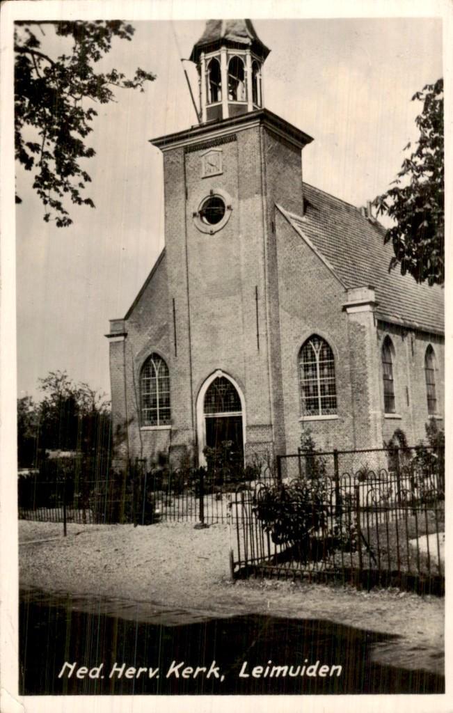 Kerk- Leimuiden, Verzamelen, Ansichtkaarten | Nederland, Gelopen, Zuid-Holland, Voor 1920, Ophalen of Verzenden