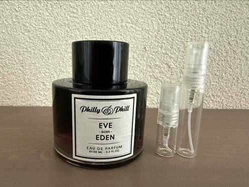 Eve Goes Eden Philly & Phill decants, Sieraden, Tassen en Uiterlijk, Uiterlijk | Parfum, Zo goed als nieuw, Verzenden