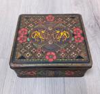 Niemeijer koffie en thee blik met draken, Verzamelen, Ophalen of Verzenden, Gebruikt, Koffie, Overige merken