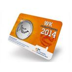 Van Persie WK Oranje 2014 Coincard Penning, Postzegels en Munten, Munten | Europa | Niet-Euromunten, Setje, Ophalen of Verzenden