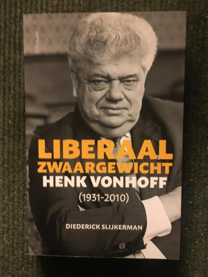 Liberaal zwaargewicht Henk Vonhoff D Slijkerman #Gesigneerd, Boeken, Politiek en Maatschappij, Zo goed als nieuw, Maatschappij en Samenleving