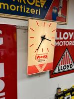 Vintage Veedol Motor Oil Reclame Klok, Ophalen, Gebruikt, ., Lichtbak of (neon) lamp