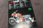 MZ TS250/1 1979 motorfiets verkoop folder flyer TS 250 / 1, Ophalen of Verzenden, Overige merken