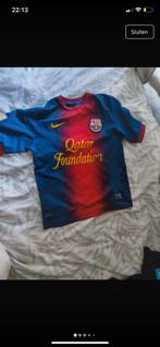 Barcelona shirt met messi, Maat XS of kleiner, Ophalen of Verzenden, Zo goed als nieuw, Shirt
