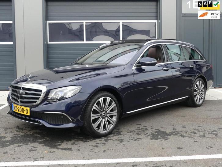 Mercedes-Benz E-klasse Estate 200 Automaat Prestige Plus Pan, Auto's, Mercedes-Benz, Bedrijf, Te koop, E-Klasse, 360° camera, ABS