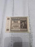 Duitse 5000 Mark Bankbiljet 1922, Postzegels en Munten, Bankbiljetten | Europa | Niet-Eurobiljetten, Ophalen of Verzenden, Duitsland