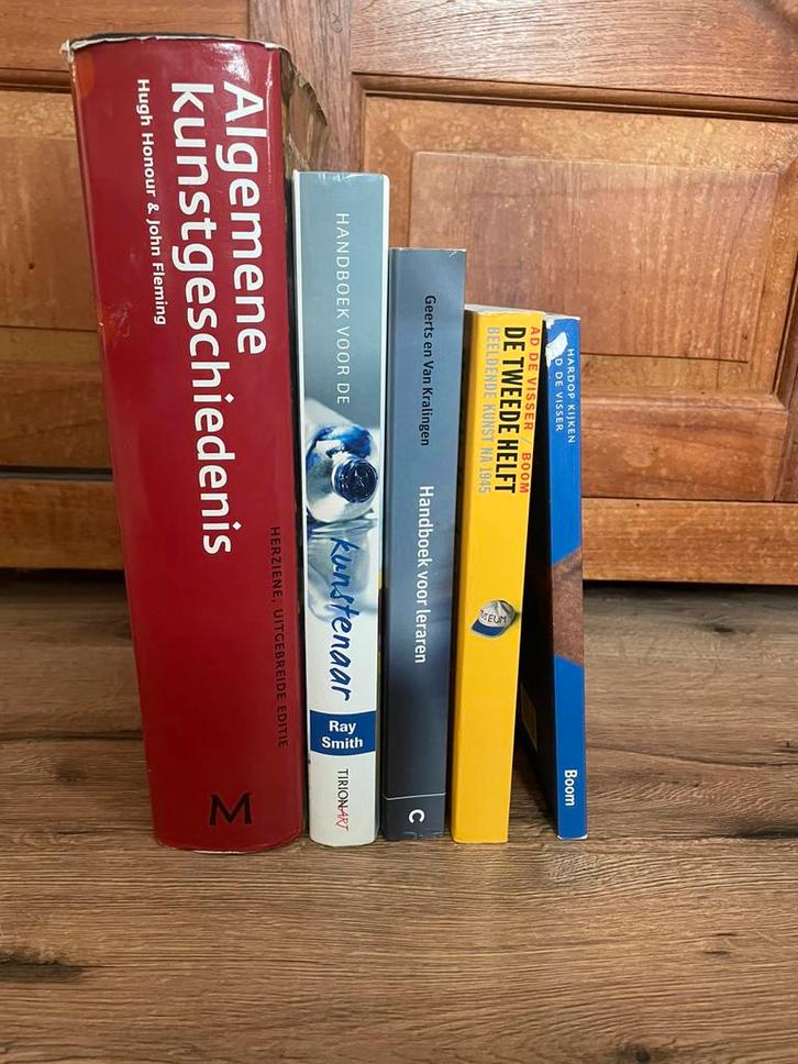 Studieboeken kunstopleiding, Boeken, Studieboeken en Cursussen, Zo goed als nieuw, HBO, Beta, Ophalen