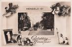 Hengelo, Nieuwjaar., Verzenden, 1920 tot 1940, Ongelopen, Overijssel