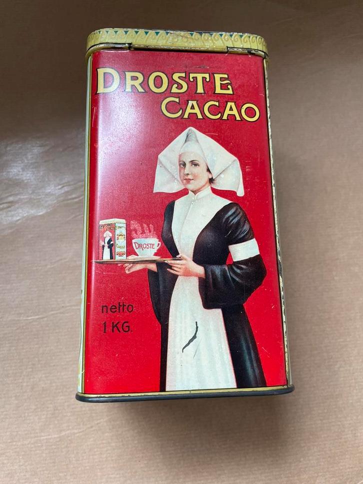 Leuk Oud Droste Blik, Verzamelen, Blikken, Gebruikt, Overige, Droste, Ophalen