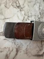 Originele Duitse WW2 legerkoppel – aluminium gesp, Ophalen of Verzenden, Duitsland