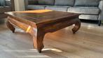 Massief Houten Salontafel - 90x90 cm - Landelijke Stijl, Huis en Inrichting, Tafels | Salontafels, Gebruikt, Vierkant, Minder dan 50 cm
