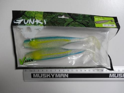 Kunstaas: Gunki Peps 15 cm shads, Watersport en Boten, Hengelsport | Roofvissen, Nieuw, Overige typen, Verzenden