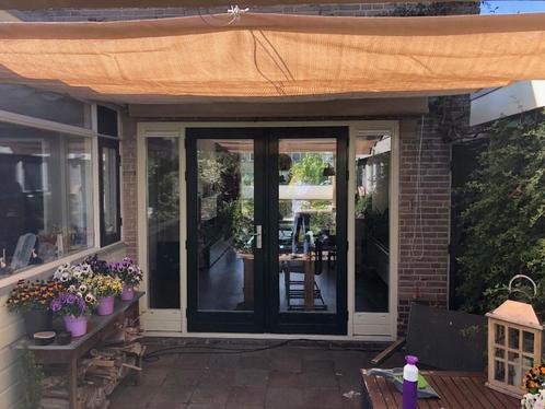 Nesling / Platinum harmonica schaduwdoek 2,9 x 4 mtr zand, Tuin en Terras, Schaduwdoeken, Gebruikt, Ophalen
