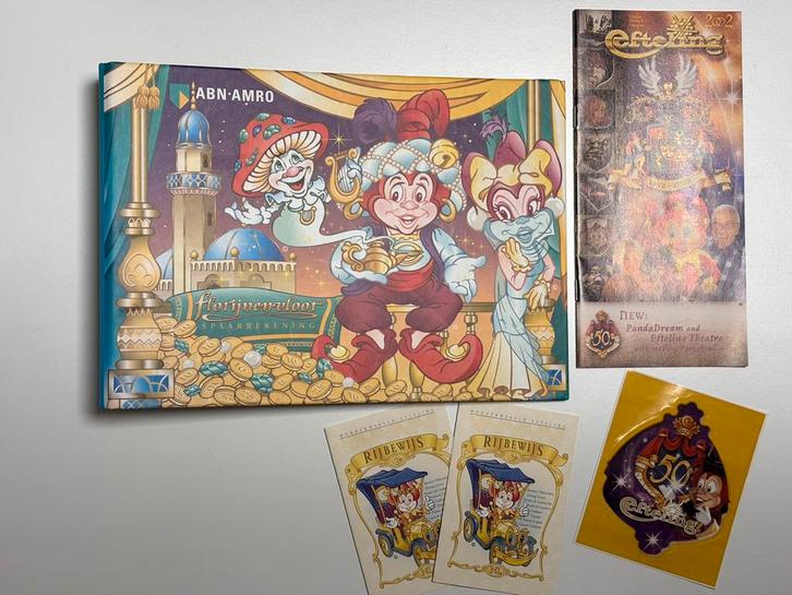 Efteling map sticker 50 jaar folder rijbewijzen, Verzamelen, Efteling, Zo goed als nieuw, Overige typen, Ophalen of Verzenden