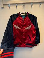 Zara X Hina Matsuri Embroidered Satin Reversible Bird Jacket, Ophalen of Verzenden, Zo goed als nieuw, Rood