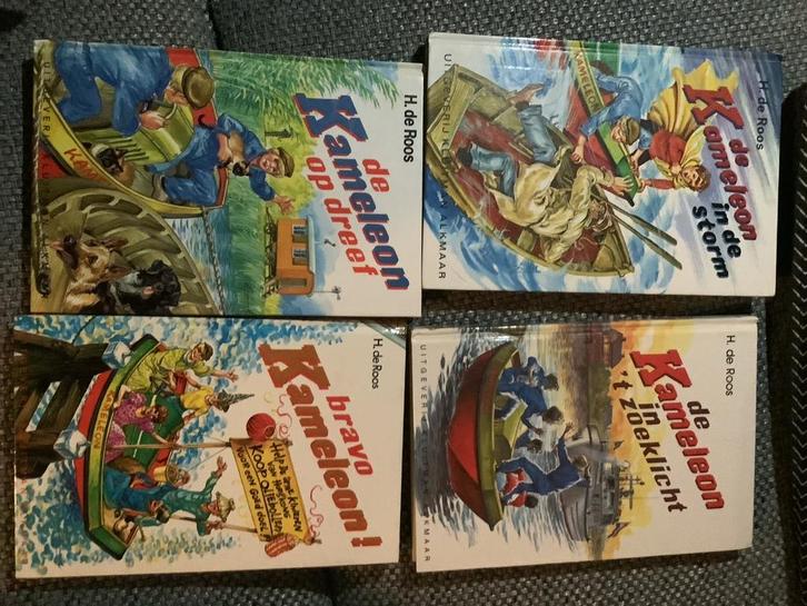 Kameleon Boeken - H. de Roos - 4 stuks, Boeken, Kinderboeken | Jeugd | onder 10 jaar, Gelezen, Fictie algemeen, Ophalen