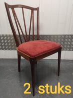 A.A. PATIJN vintage 2 stoelen eetkamerstoelen spijlenstoelen, Huis en Inrichting, Ophalen, Gebruikt, Twee, Overige kleuren