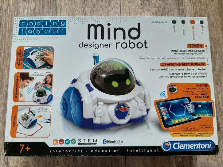 Clementoni Mind Designer Robot - Coding Lab, Kinderen en Baby's, Speelgoed | Educatief en Creatief, Zo goed als nieuw, Elektronica