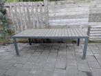 Aluminium tuintafel 220x100 cm, Tuin en Terras, Tuintafels, Ophalen, Gebruikt, Rechthoekig, Aluminium