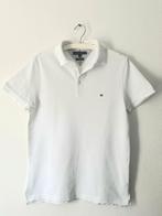 Als nieuw, witte polo v tommy hilfiger voor jongens in mt S, Wit, Tommy Hilfiger, Ophalen of Verzenden, Zo goed als nieuw