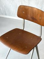 Result eettafelstoel Friso Kramer vintage Ahrend stoel retro, Huis en Inrichting, Stoelen, Ophalen, Gebruikt, Bruin, NL