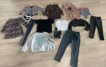 Kinder kleding pakket meisjes maat 122.  15 items  beschikbaar voor biedingen