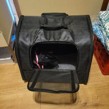 Honden koffer / tas met wieltjes - zwart beschikbaar voor biedingen