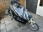 Cargobike Regentent UP (Lang-Hoog) - Zwart, Fietsen en Brommers, Fietsen | Bakfietsen, Ophalen, Zo goed als nieuw, Huif