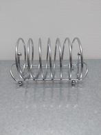 Vintage verchroomd toastrek voor 6 sneetjes toast, Ophalen of Verzenden