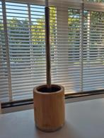 Nieuw wc borstel toilet borstel bamboe, Ophalen of Verzenden, Zo goed als nieuw, Minder dan 50 cm