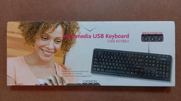 Multimedia USB toetsenbord CANYON beschikbaar voor biedingen