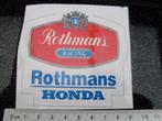sticker rothmans racing logo honda, Verzamelen, Merk, Zo goed als nieuw, Verzenden