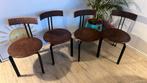 Harvink Zeta 805 stoelen- Dutch design, Martin Hoeksteen, Ophalen, Gebruikt, Metaal, Drie