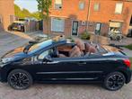 Peugeot cabrio 207 1.6 16V CC 88KW 2008 Zwart, Auto's, Peugeot, Voorwielaandrijving, 65 €/maand, 15 km/l, 4 cilinders