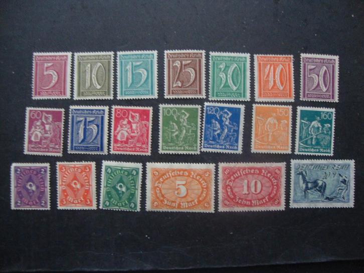 Duitse Rijk serie 177-196 Postfris. ( schaars ), Postzegels en Munten, Postzegels | Europa | Duitsland, Postfris, Overige periodes