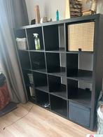 Ikea Kallax vakkenkast zwart, Ophalen, 150 tot 200 cm, Zo goed als nieuw, 150 tot 200 cm
