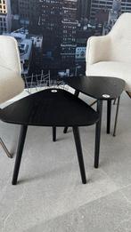 Nieuwe bijzettafel set van 2 stuks van Wehkamp, zwart., Minder dan 45 cm, Minder dan 55 cm, Nieuw, Ophalen of Verzenden