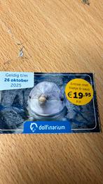 Kortingsbon dolfinarium, Tickets en Kaartjes, Drie personen of meer, Kortingskaart